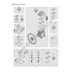 ABAC ESPLOSO Ricambi per MEGA 350-50 W (METABO) - 2