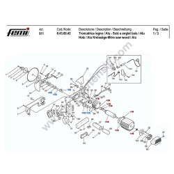 Femi Spare Parts for Miter Saw 911-8436042 - 1
