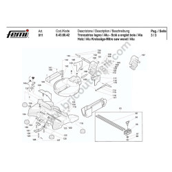 Femi Spare Parts for Miter Saw 911-8436042 - 3