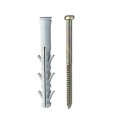 Extended nylon plug with 3 wings and screw hexagonal head