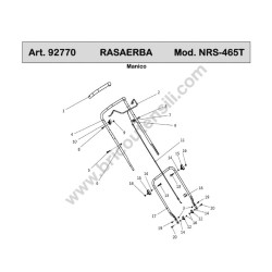 Ama Petrol Push Lawnmower NRS-465T Parts Bricoutensili