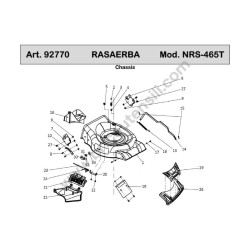 Ama Petrol Push Lawnmower NRS-465T Parts Bricoutensili