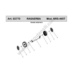 Esploso Ricambi Ama per Rasaerba a Spinta NRS-465T - 2
