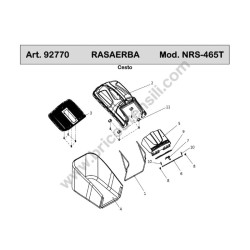 Ama Petrol Push Lawnmower NRS-465T Parts Bricoutensili
