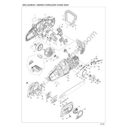 Esploso Ricambi Dolmar per Motosega AS3835