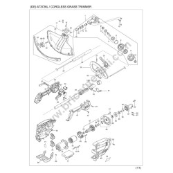 Esploso Ricambi Dolmar per Tagliabordi a Batteria AT3726L