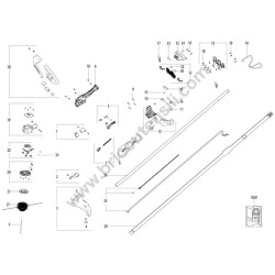 Metabo Grass Trimmer FSD 36-18 LTX BL 40 Parts Drawing