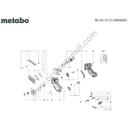 Metabo MS 18 LTX 15 Chain Saw Spare Parts Drawing