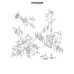 Esploso Ricambi Stiga per Idropulitrice HPS 550 R