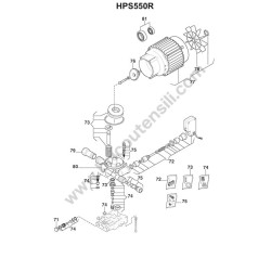 Esploso Ricambi Stiga per Idropulitrice HPS 550 R - 1