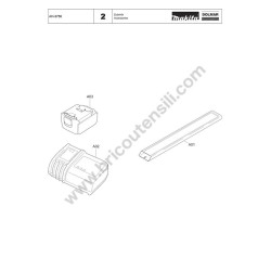 DOLMAR Cordless Hedge Trimmer AH3756 Parts Diagram