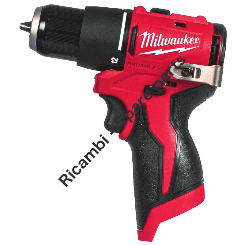 Genuine Milwaukee M12BLPDRC-0 Spare Parts | M12 Drill