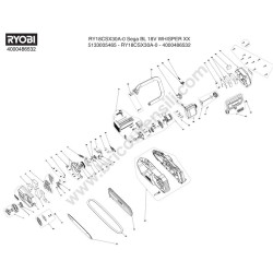 RYOBI Esploso Ricambi per Motosega RY18CSX30A-0