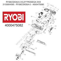 RYOBI Esploso Ricambi per Elettrosega RY36CSX35A-0