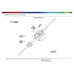 Bosch Esploso Ricambi per Tosaerba Rotak 18V-32 - 1