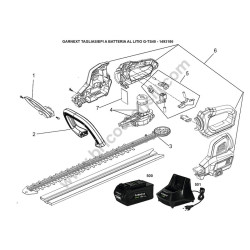 Valex Esploso Ricambi per Tagliasiepi G-TS40