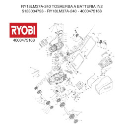 Esploso RYOBI RY18LM37A-240