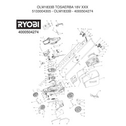 RYOBI Esploso OLM1833B