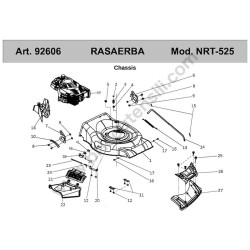 Ama Lawnmower NRT-525 Drawing - 1