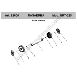 Ama Lawnmower NRT-525 Drawing - 3
