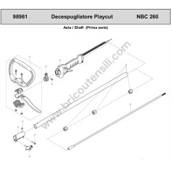 Ama Esploso Ricambi per Decespugliatore PLAYCUT NBC260 - 2