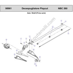 Ama Esploso Ricambi per Decespugliatore PLAYCUT NBC260 - 3
