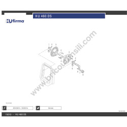 HUfirma Esploso Ricambi per Idropulitrice HU 460 DS - 1