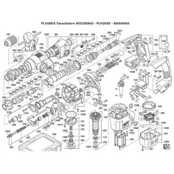 Milwaukee Esploso Ricambi per Tassellatore PLH26XE
