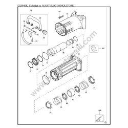 DEWALT Esploso Ricambi per Demolitore D25940K TIPO 1 QS - 1