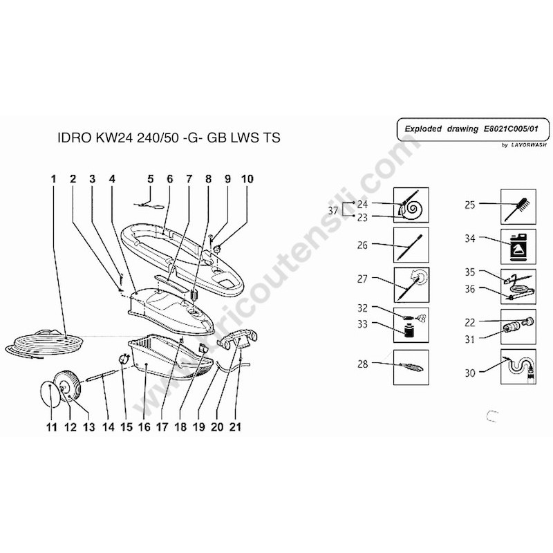 Lavor Idro KW24 Drawing