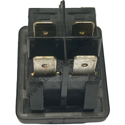 INTERRUTTORE BIPOLARE NERO 0/I COMAREL 280218 MARQ. 1932.3112 SATINATO - 2
