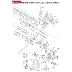 Makita DHR243 Drawing