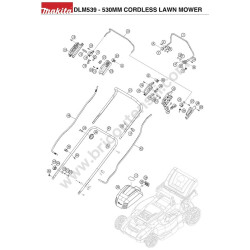Makita DLM539 Drawing
