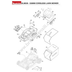 Makita Esploso DLM539 - 1