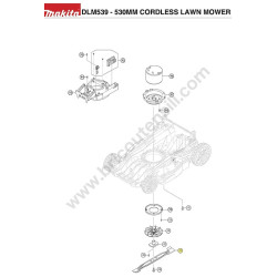 Makita Esploso DLM539 - 2