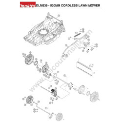 Makita DLM539 Drawing - 3