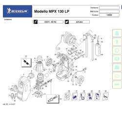 Michelin Esploso MPX 130 LP