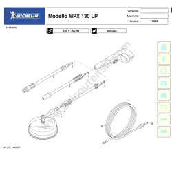 Michelin Esploso MPX 130 LP - 2