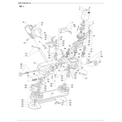 Femi Spare Parts  Diagram for Band Saw ABS 105