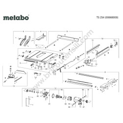 Metabo TS 254 Drawing