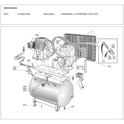 CECCATO ENGINEAIR 11/270 DIESEL Drawing