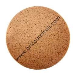 Spugna marrone, intonaco mediamente granuloso, polietere, densità 22