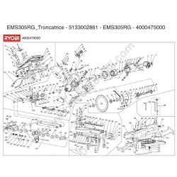 RYOBI Esploso Troncatrice EMS305RG