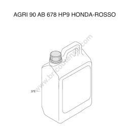 Fiac Esploso AGRI 90 AB 678 HP9 HONDA-ROSSO - 3