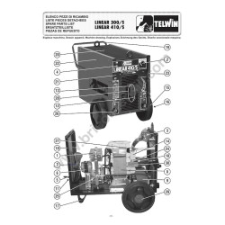 Telwin Spare Parts for Electrode Welding Linear 300/S