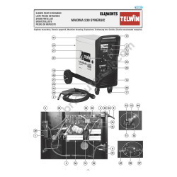 Ricambi Telwin per Saldatrice Inverter MAXIMA 230 Synergic