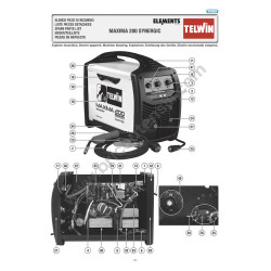 Ricambi Telwin per Saldatrice Inverter MAXIMA 200 Syner