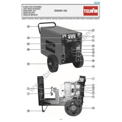 Esploso Telwin per Saldatrice Eurarc 422 230-400V
