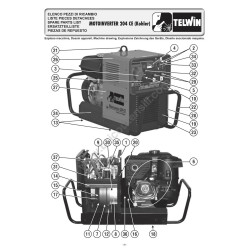 Esploso Telwin per Motoinverter 204 CE KOHLER