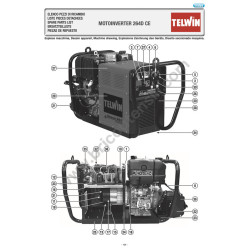 Esploso Telwin per Motoinverter 264D CE LOMBARDINI